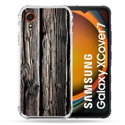 Coque Renforcée Pour Samsung Galaxy Xcover 7 Texture Bois