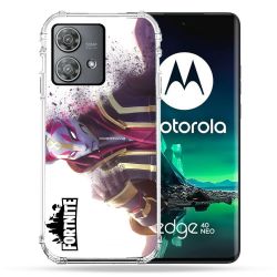 Coque Renforcée Pour Motorola Edge 40 Neo Fortnite Blanc