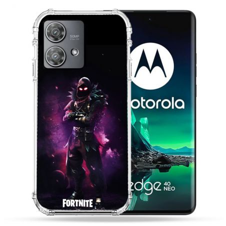 Coque Renforcée Pour Motorola Edge 40 Neo Fortnite Raven