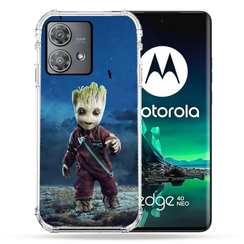 Coque Renforcée Pour Motorola Edge 40 Neo Groot Bleu