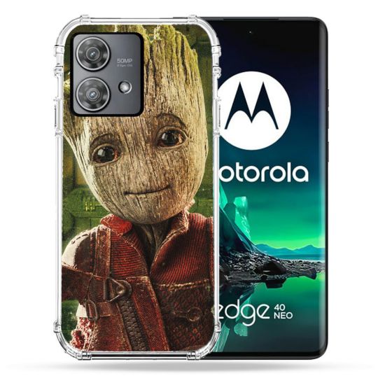Coque Renforcée Pour Motorola Edge 40 Neo Groot Vert
