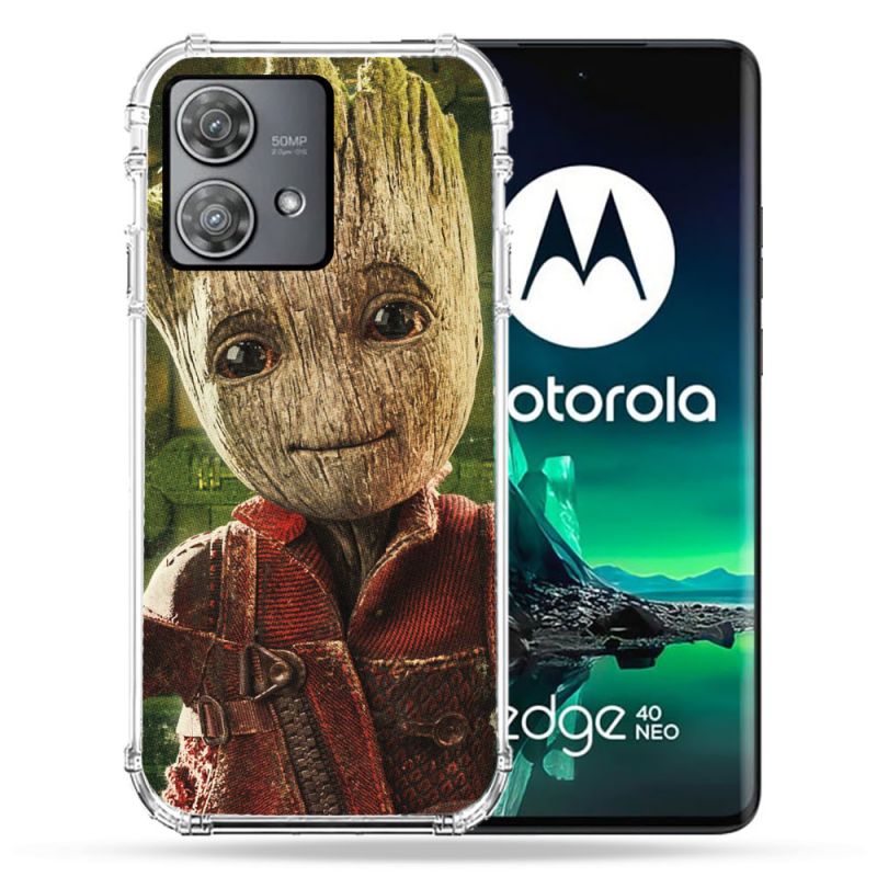 Coque Renforcée Pour Motorola Edge 40 Neo Groot Vert