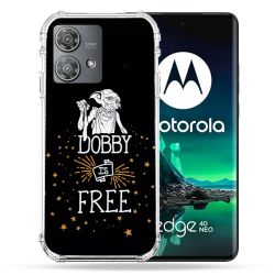Coque Renforcée Pour Motorola Edge 40 Neo Harry Potter Dobby Free Noir