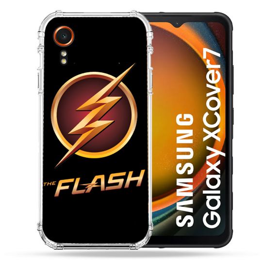 Coque Renforcée Pour Samsung Galaxy Xcover 7 The Flash Logo