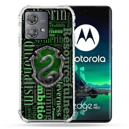 Coque Renforcée Pour Motorola Edge 40 Neo Harry Potter Serpentar