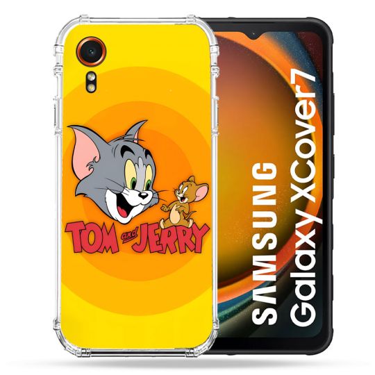 Coque Renforcée Pour Samsung Galaxy Xcover 7 Tom Jerry
