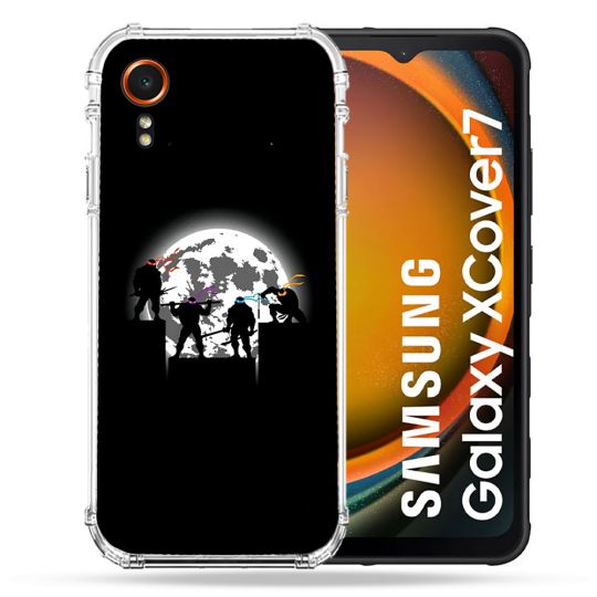 Coque Renforcée Pour Samsung Galaxy Xcover 7 Tortue Ninja Ombre