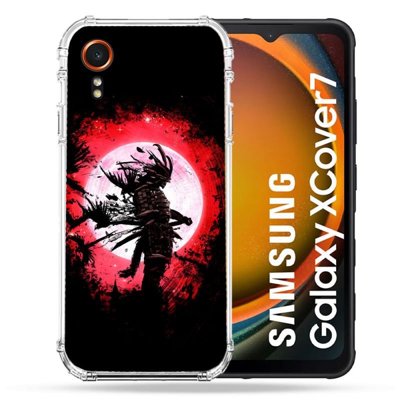 Coque Renforcée Pour Samsung Galaxy Xcover 7 Voyage Japon Samourai