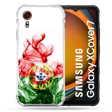 Coque Renforcée Pour Samsung Galaxy Xcover 7 Voyage Portugal Flamme