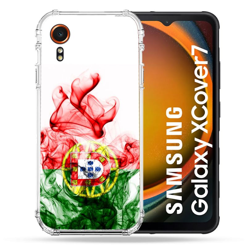 Coque Renforcée Pour Samsung Galaxy Xcover 7 Voyage Portugal Flamme