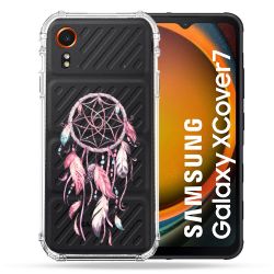 Coque Transparente Pour Samsung Galaxy Xcover 7 Attrape Reve Rose