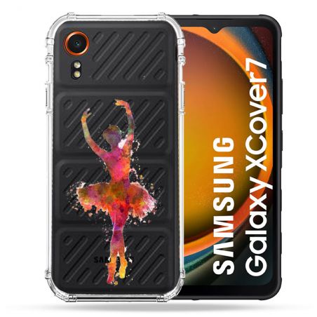 Coque Transparente Pour Samsung Galaxy Xcover 7 Danseuse etoile