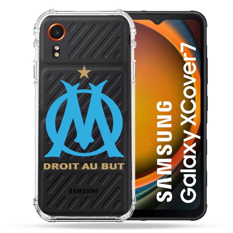 Coque Transparente Pour Samsung Galaxy Xcover 7 Foot Olympique Marseille OM