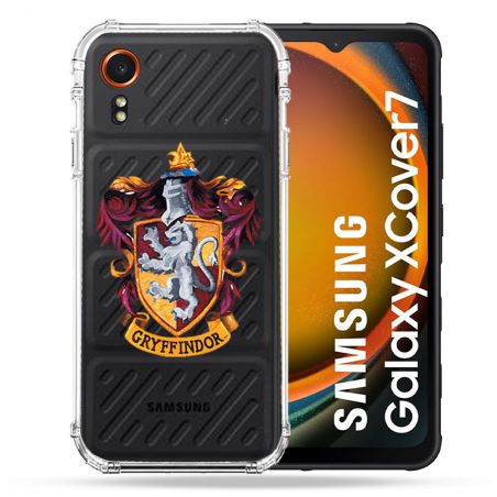 Coque Transparente Pour Samsung Galaxy Xcover 7 Harry Potter Griffindor