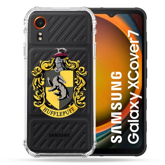 Coque Transparente Pour Samsung Galaxy Xcover 7 Harry Potter Hufflepuff