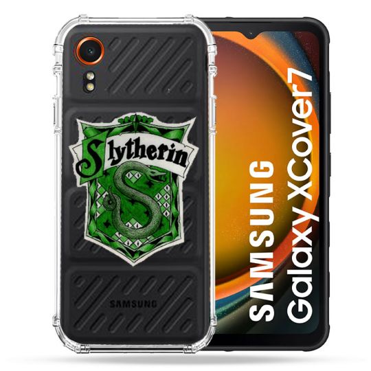 Coque Transparente Pour Samsung Galaxy Xcover 7 Harry Potter Slytherin