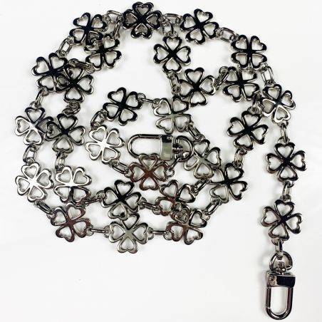 Coque Transparente Pour Samsung Galaxy Xcover 7 Lanière / Cordon Bijou Trèfle Argent