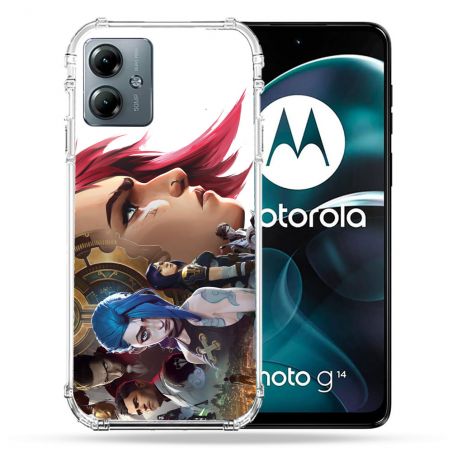 Coque Renforcée Pour Motorola G14 4G Arcane Jynx Sœur