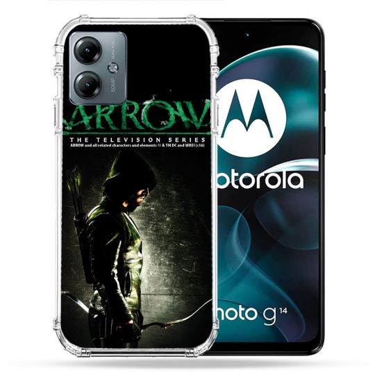 Coque Renforcée Pour Motorola G14 4G Arrow Affiche