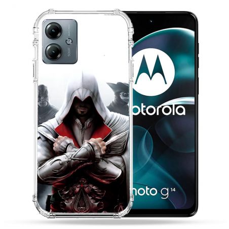Coque Renforcée Pour Motorola G14 4G Assassin Creed Mask