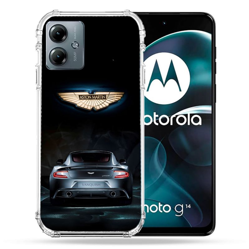 Coque Renforcée Pour Motorola G14 4G Aston Martin