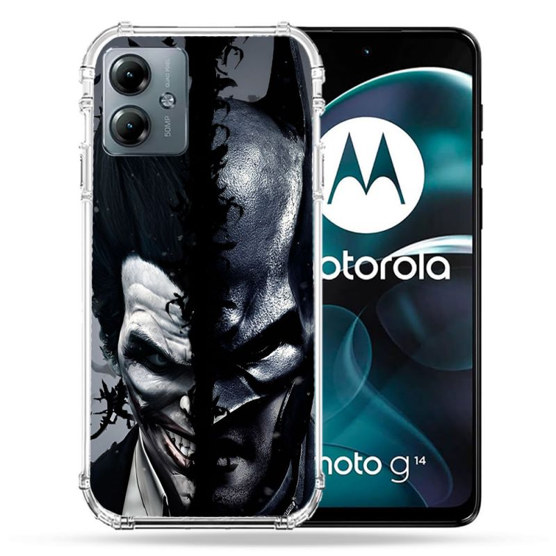 Coque Renforcée Pour Motorola G14 4G Batman Joker