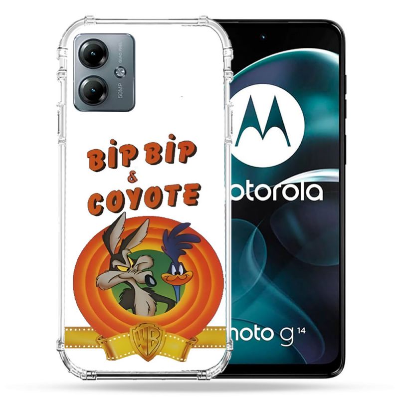 Coque Renforcée Pour Motorola G14 4G Bip Bip Coyote