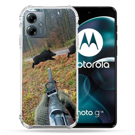 Coque Renforcée Pour Motorola G14 4G Chasse Vision Tir