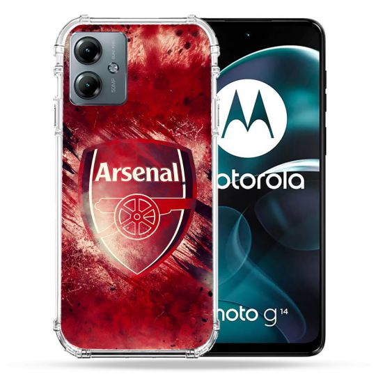 Coque Renforcée Pour Motorola G14 4G Foot Arsenal