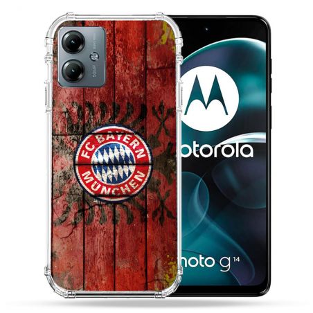 Coque Renforcée Pour Motorola G14 4G Foot Bayern Munich Drapeau