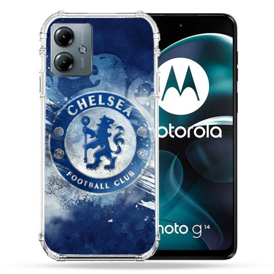 Coque Renforcée Pour Motorola G14 4G Foot Chelsea