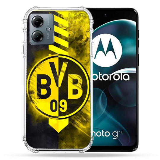 Coque Renforcée Pour Motorola G14 4G Foot Dortmund