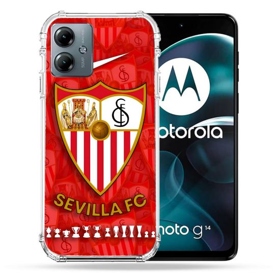 Coque Renforcée Pour Motorola G14 4G Foot FC Sevilla