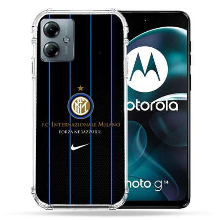 Coque Renforcée Pour Motorola G14 4G Foot Inter Milan