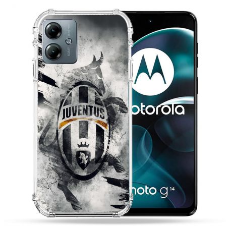 Coque Renforcée Pour Motorola G14 4G Foot Juventus Turin
