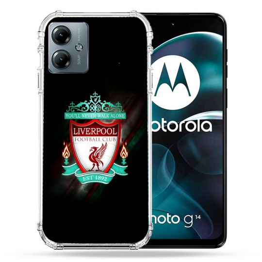 Coque Renforcée Pour Motorola G14 4G Foot Liverpool