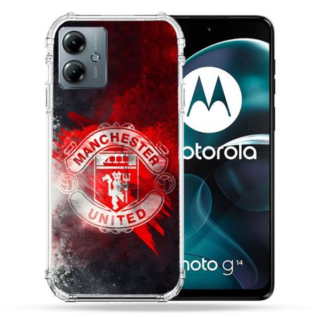Coque Renforcée Pour Motorola G14 4G Foot Manchetser United