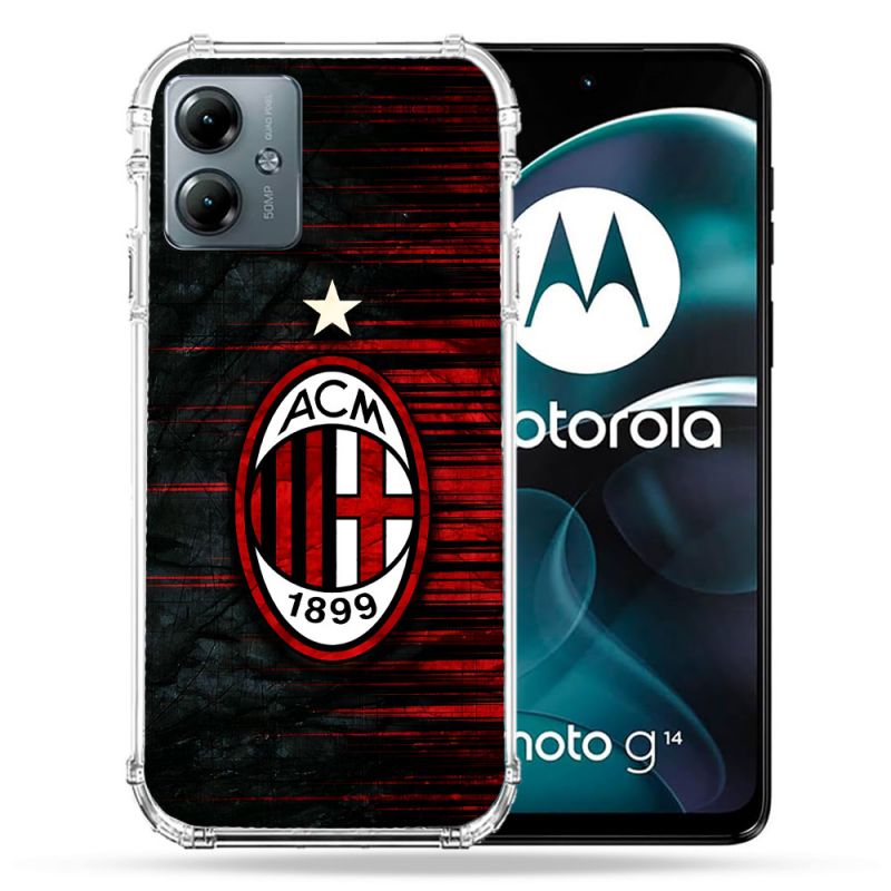 Coque Renforcée Pour Motorola G14 4G Foot Milan AC