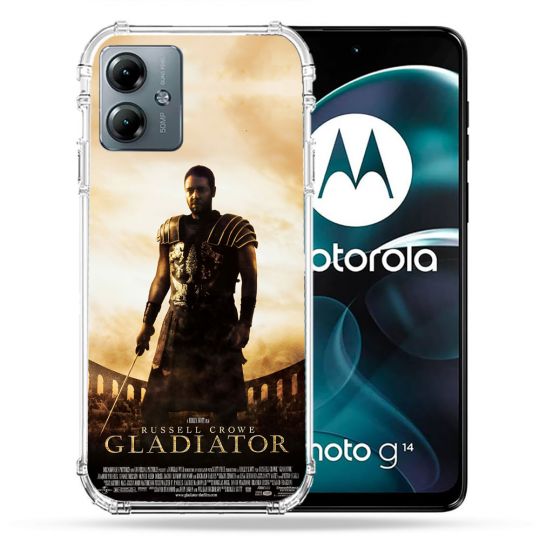 Coque Renforcée Pour Motorola G14 4G Gladiator Affiche
