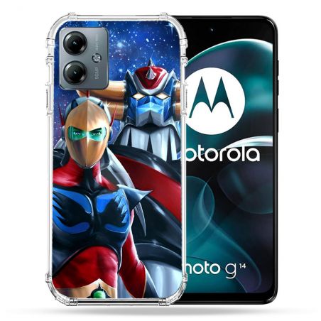 Coque Renforcée Pour Motorola G14 4G Goldorak