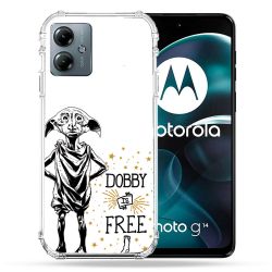 Coque Renforcée Pour Motorola G14 4G Harry Potter Dobby Free Blanc