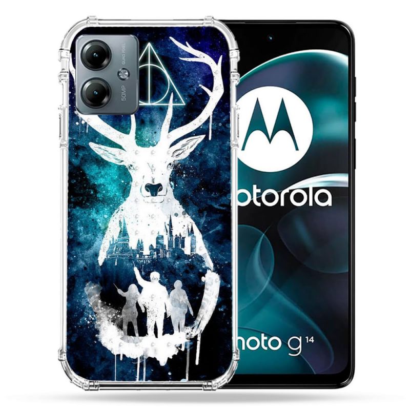 Coque Renforcée Pour Motorola G14 4G Harry Potter Patronome
