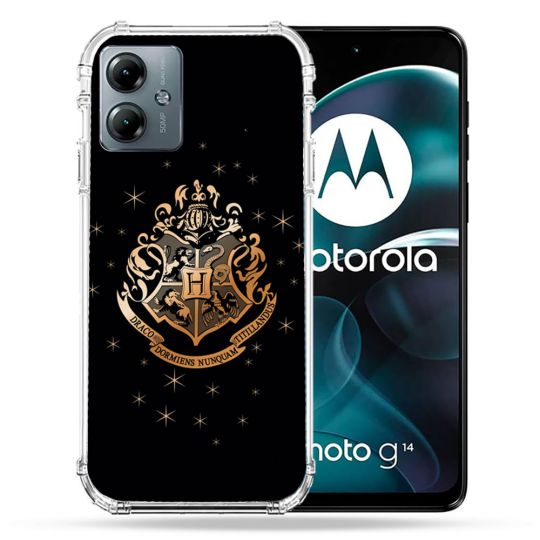 Coque Renforcée Pour Motorola G14 4G Harry Potter Poudlard