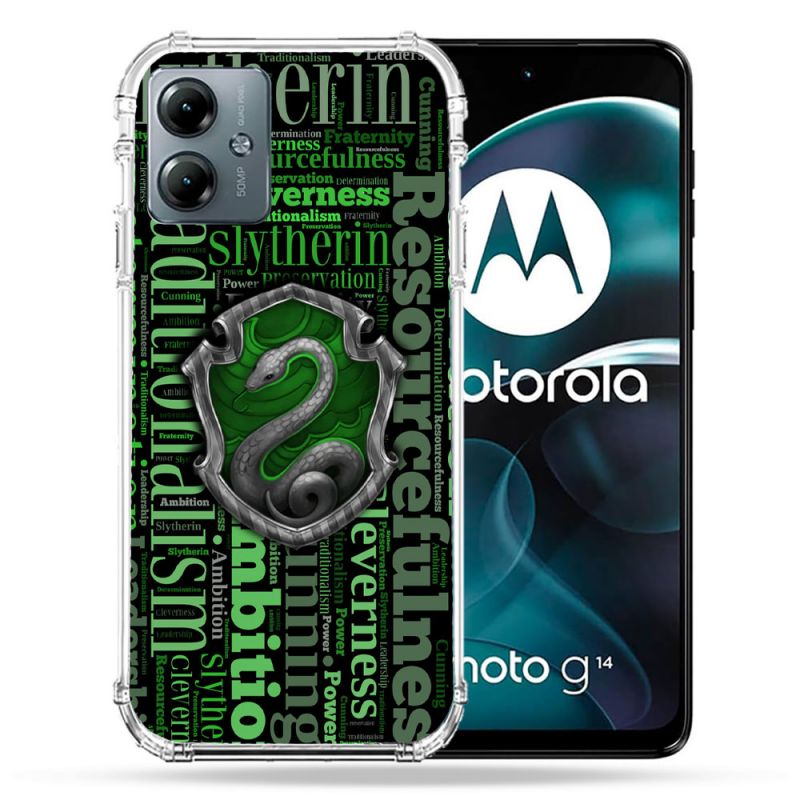 Coque Renforcée Pour Motorola G14 4G Harry Potter Serpentar
