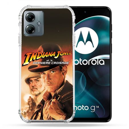 Coque Renforcée Pour Motorola G14 4G Indiana Jones Affiche