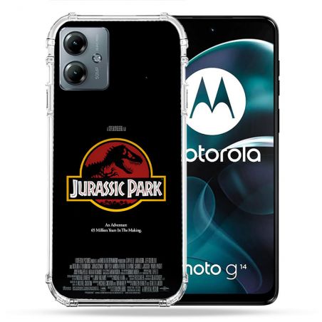 Coque Renforcée Pour Motorola G14 4G Jurassik Park Affiche