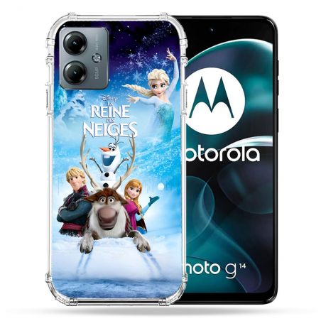 Coque Renforcée Pour Motorola G14 4G La Reine Des Neiges