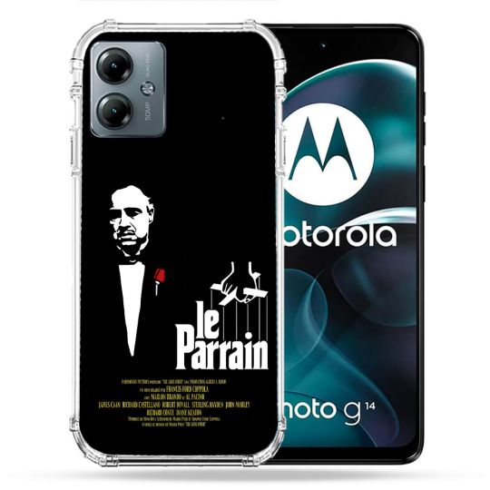 Coque Renforcée Pour Motorola G14 4G Le Parrain Affiche