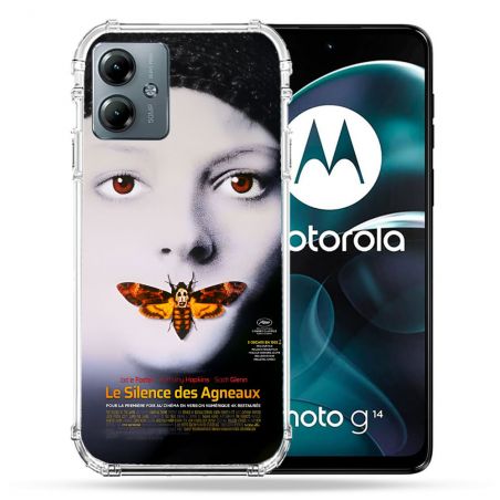 Coque Renforcée Pour Motorola G14 4G Le Silence Des Agneaux Affiche