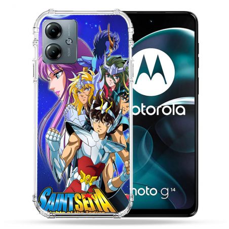 Coque Renforcée Pour Motorola G14 4G Les Chevaliers Du Zodiaque